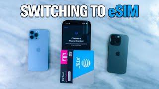 iPhone 14 - How To Setup eSIM Easily!