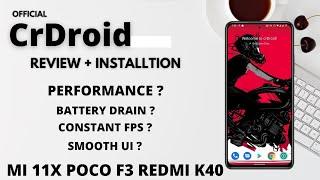 How to Install CRDroid 8.4 Latest | Mi 11x Poco F3 Redmi K40 | Easy Method  | 2022 latest