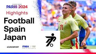 Spain 3-0 Japan - Men's Quarter-Final Football Highlights | Paris Olympics 2024 #Paris2024