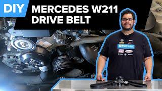 Mercedes E63 AMG Drivebelt Replacement DIY (Mercedes W211 E55 AMG, W204 C63 AMG, C209 CLK55 AMG)