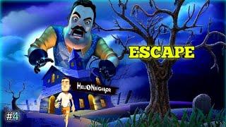 FINALLY ESCAPE FROM NEIGHBOUR | HELLO NEIGHBOUR | HORROR GAME | GAMEPLAY #4 | FARAZ GAMERZ