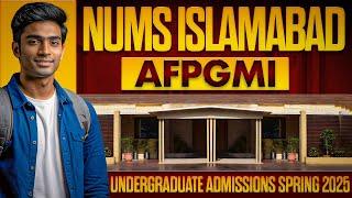 NUMS Islamabad & AFPGMI Rawalpindi BS Allied Health Sciences Programs Admissions Spring 2025 ::