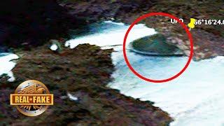 60 FOOT UFO DISK DISCOVERED UNDER MELTING GLACIER?