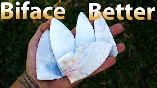 Biface Better with Indirect Percussion. Flint knapping tips and tricks