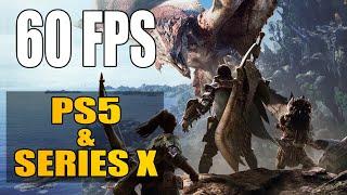 Monster Hunter World - PS5 Benchmark 4K 60FPS! (Backwards Compatibility) [4K]