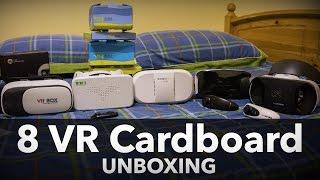 Unboxing 8 Different Google Cardboard VR Headsets