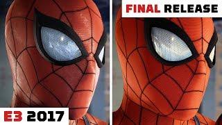 Marvel's Spider-Man (PS4) - E3 2017 vs. Final Release