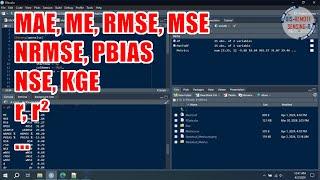 Calculate 25 Statistical metrics using R Studio