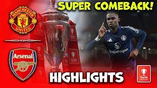 Manchester United vs Arsenal | u18 FA Youth Cup Quarter-finals | Man United highlights 28-02-2025