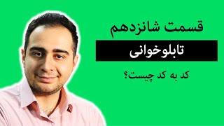 دوره آموزشی تابلوخوانی - قسمت شانزدهم - کد به کد