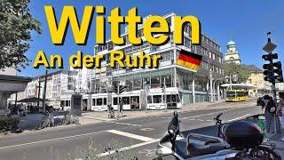 Witten - An der Ruhr‍️ Ein kleiner Lauf durch die City️Germany City Walk