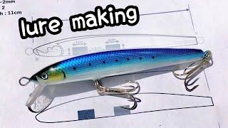 How to make a minnow / Making the Best Minnow【lure making】