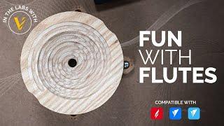 Fun With Flutes Marble Run | In the Labs Vectric | FREE CNC Projects