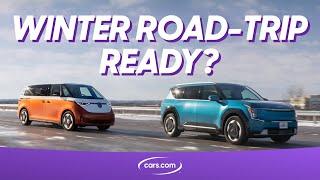 Cold-Weather EV Efficiency Test: 2025 Volkswagen ID. Buzz Vs. 2024 Kia EV9