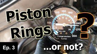 Are piston rings causing oil burning? | Compression test | Oil BurningExperiments | Episode 3