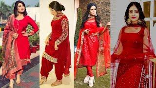 Top 11 Must Have Suit Designs For Newly Married Women||Red Suit Designs|| Trendy Suit Designs ️️️