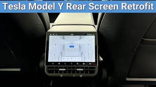 Lets fix the Big Thing missing in a Tesla Model Y - a rear screen to control the heating