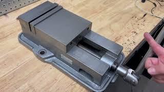 YUASA 550-603 6" HEAVY DUTY MILLING VISE ONE FINGER OPENING TEST