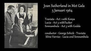 Joan Sutherland - Met Gala - Sandor Konya, Richard Tucker and Nicolai Gedda - 6 January 1964