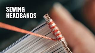 Adding the Professional Look: Sewing Headbands onto a Book
