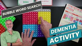 Bubble Word Game - Engagement & Cognitive Activity for Dementia