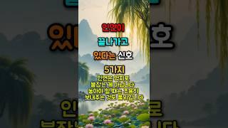 인연이 끝나가고 있다는 신호 5가지 #좋은글 #명언 #인생지혜