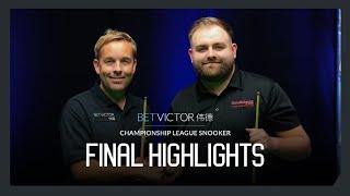 HIGHLIGHTS | CARTER vs PAGE FINAL | BetVictor Championship League 2024