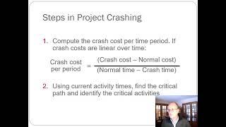 Crashing a Project - Project Management Concepts