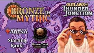  Bronze To Mythic: Episode 1 - Starting Rank: Bronze 4 - MTG Arena: Outlaws Of Thunder Junction 