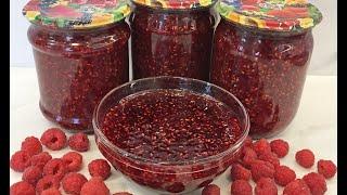 Быстро и Просто МАЛИНОВОЕ ВАРЕНЬЕ на Зиму ГУСТОЕ и ОЧЕНЬ ВКУСНОЕ!!! / Raspberry Jam Recipe