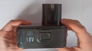 Переделка шуруповерта на литий-ионные аккумуляторы | Ритм 18 вольт | 5S