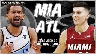 Miami Heat vs Atlanta Hawks Full Game Highlights | Dec 28 | 2025 NBA Season