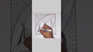 Geometric Illusion Art Easy️️ #shorts #viralshorts #art #adhrikcreations6090