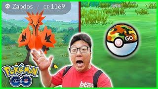 Catching a Galarian Bird with a Safari Ball in Pokemon GO, And…