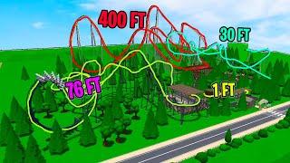 Building in Theme Park Tycoon 2 but each ride is a RANDOM Height