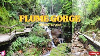 Flume Gorge NH || Waterfalls , Trails and Scenic Views || White Mountains