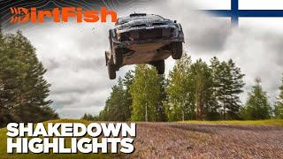 INSANE Jumps  WRC Rally Finland 2024 Shakedown Highlights