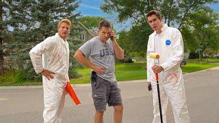 Spray Painting Strangers Houses Prank!