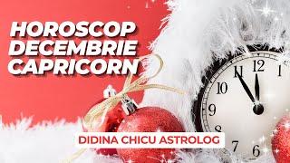 Capricorn  Horoscop Decembrie cu Didina Astrolog