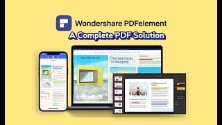 A Complete PDF Solution - Wondershare PDFelement