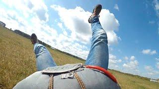 Второй прыжок с парашютом (с самолета).  Skydiving.