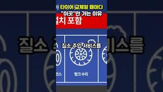 타이어 교체할때 무조건 여기만 감