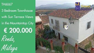 3 Bedroom Townhouse +Terrace in the city of Ronda Property for sale in Spain inland Andalucia TH6067