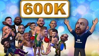 600K Subscribers THANK YOU SO MUCH