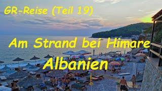 Motorrad | Motorcycle  #Griechenlandreise (19) Am Strand in #Himare #Albanien - #Funny_moments