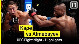 Manel Kape vs Asu Almabayev | UFC Fight Night | DAZN Highlights