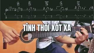 Tình thôi xót xa / Guitar Tab Intro / Độ khó:  