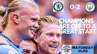 Chelsea 0-2 Man City | Matchday vlog | Great start by the Champions