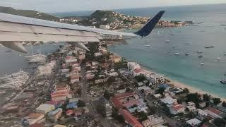 Delta 757-200 powerful takeoff SXM-ATL