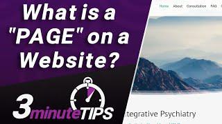 What is a "Page" on a website? Web Page vs Web Site, Size of Web Pages, and more!